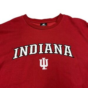 Vintage Indiana Hoosiers Sweatshirt Men's XXL Sports‎ Specialties Spellout Red